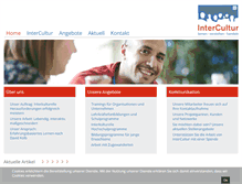 Tablet Screenshot of intercultur.de